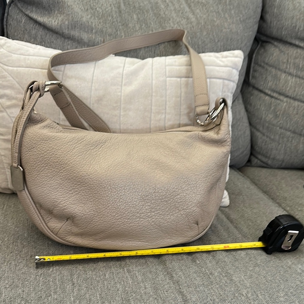 Furla Tan Hobo Bag with Pebbled Leather and Roomy Design